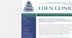 Desktop Screenshot of edenclinic.org